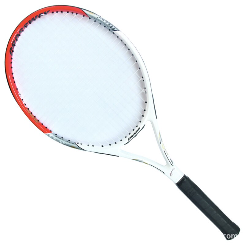 Crossway 720 raqueta de tenis de fibra de carbono de , equipado con bolsa, empuñadura de tenis, tamaño 4 1/4: Red White