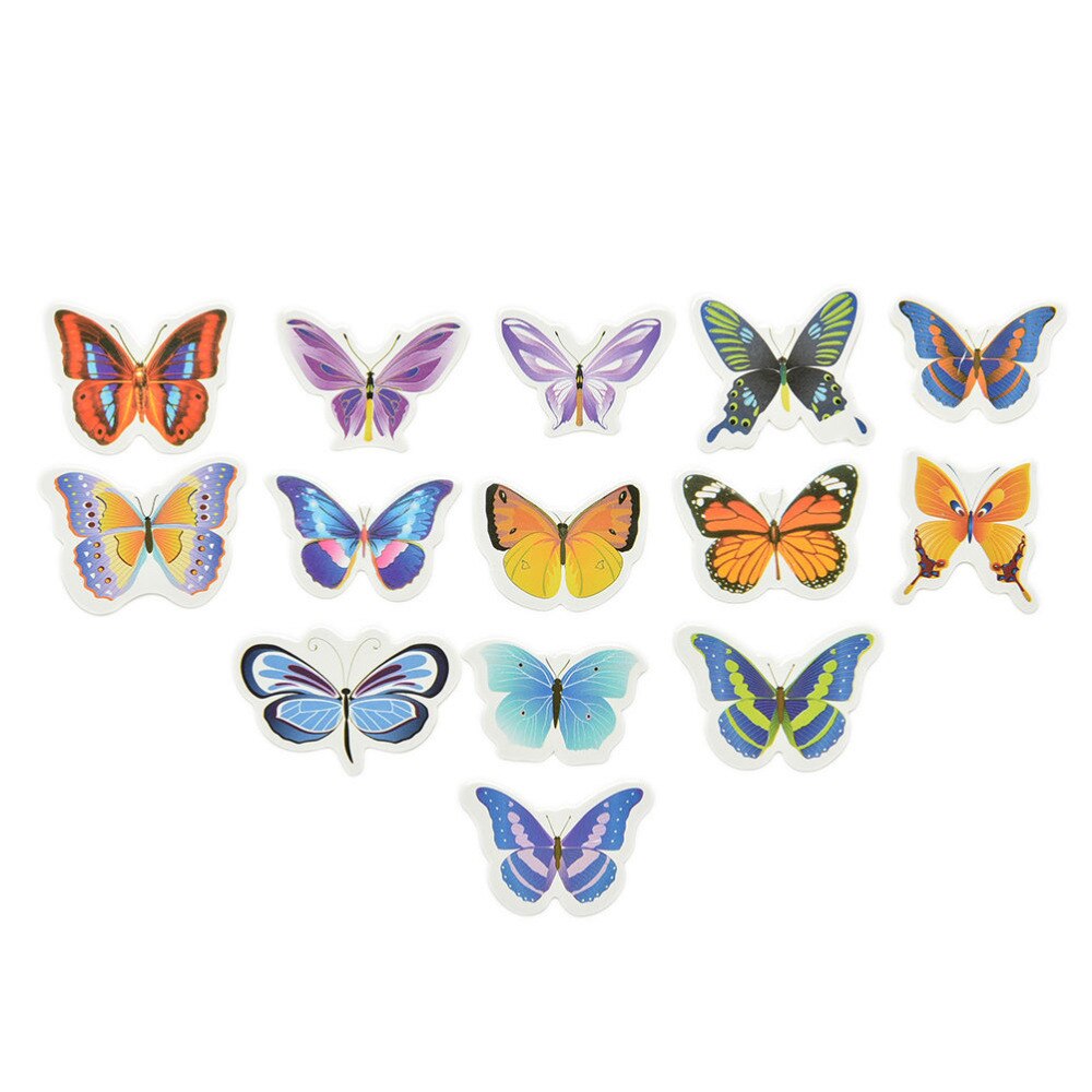 50 Uds. De mariposas para decoración de tartas, copos de arroz para cumpleaños y bodas