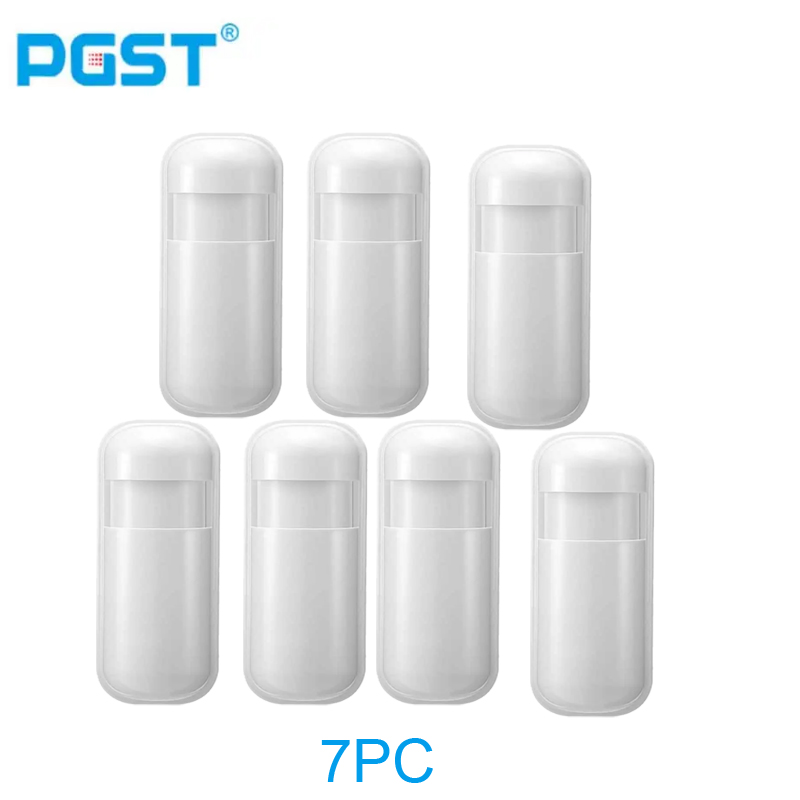 PGST-92R draadloze bewegingssensor voor thuis, 433 MHz miniatuur infrarood PIR-detector, onafhankelijk alarm, 433 MHz, geschikt voor GP-103 107: Paars