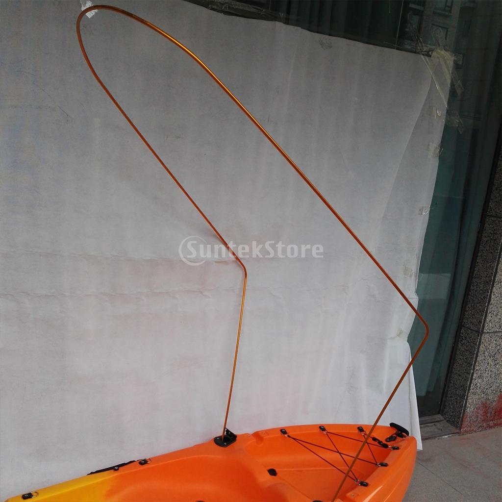 Universal Single Kayak Canoe Sun Shade Awning Canopy - Orange