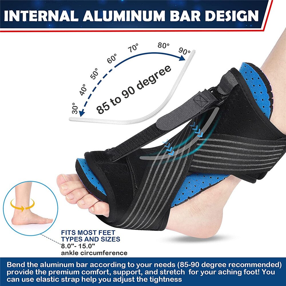 Plantar Fasciitis Relief Night Splints for Plantar Fasciitis Foot Ankle Pain Heel Pain Achilles Tendonitis Support
