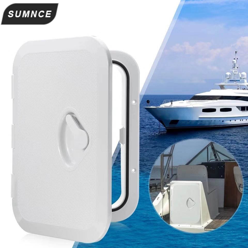 270*375mm ABS Deck Marine Hatch Door Deck Access Hatch Boat Hatches Inspection Yacht Cover RV