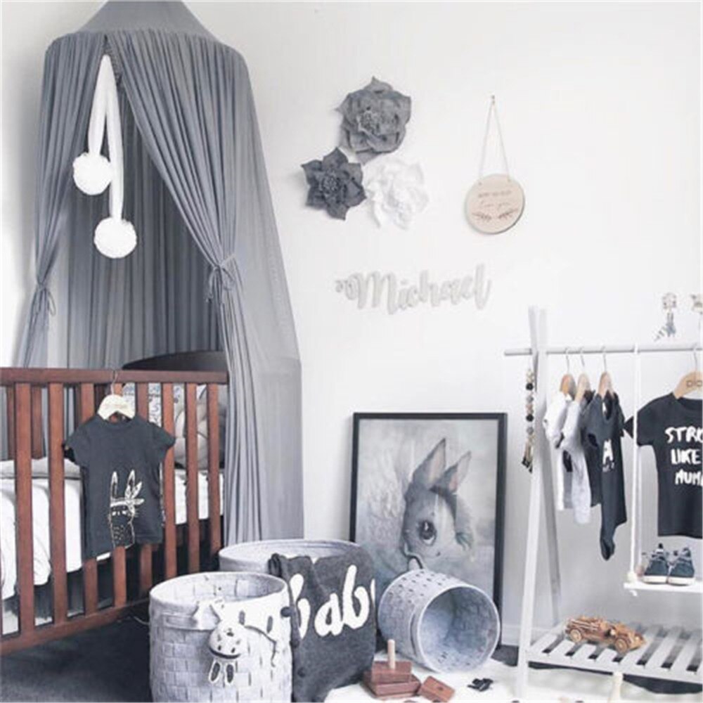 Mosquitera decorativa para dormitorio de niños, cortina de cama, tienda de juegos para bebés, nueva