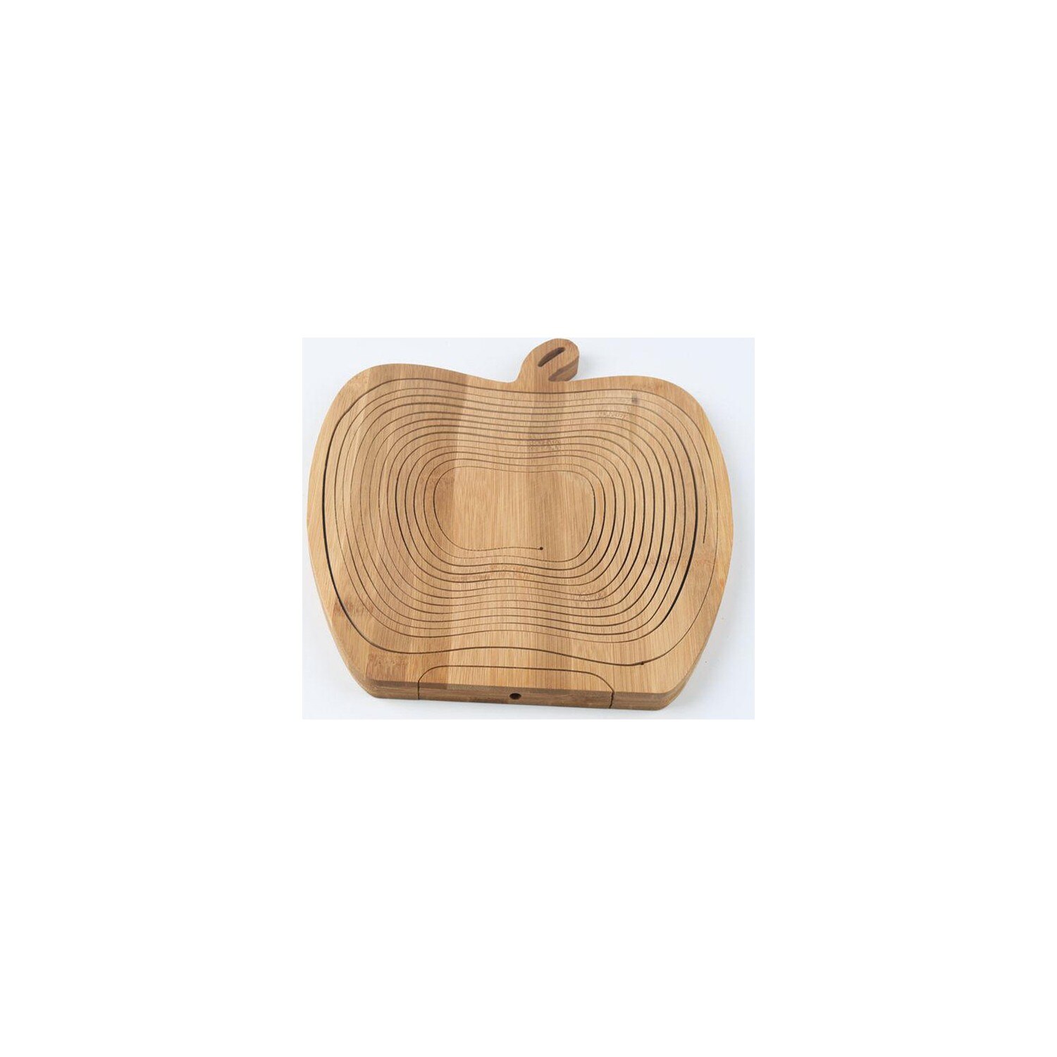 Folding Fruit Foldable Wooden Fruit Basket Apple/Folding Fruit Bowl In Apple Basket Bamboo