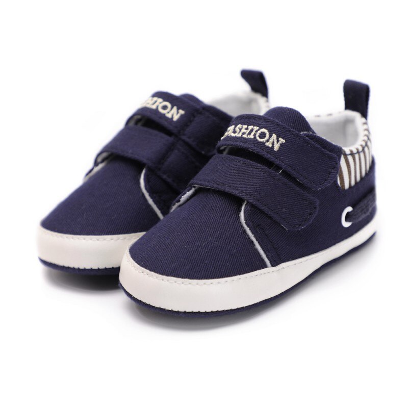 Bobora Spring Autumn Kids Boy Toddler Shoes Soft Soled Bottom Baby Crib Shoes Indoor Toddler Shoes Prewalkers 0-18M: Blue / 12M