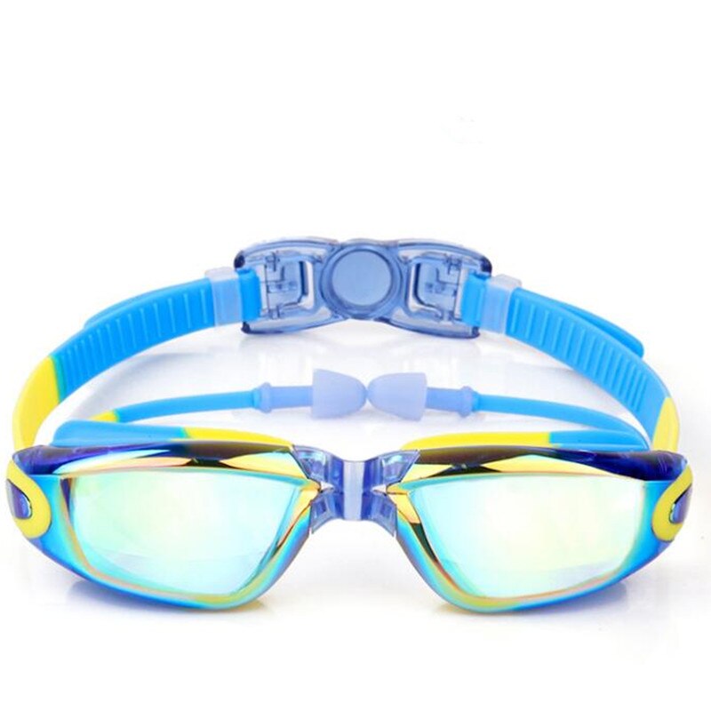 Gafas de natación para niños niñas piscina para niños gafas Anti niebla impermeables adecuadas para 5-13 años viejo
