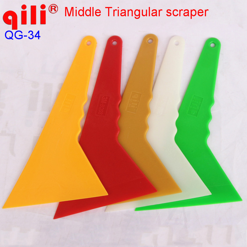 QILI-34 Middle Triangular Squeegee with 22*12 cm For Vinyl Wrapping High Temperature Resistance Triangular