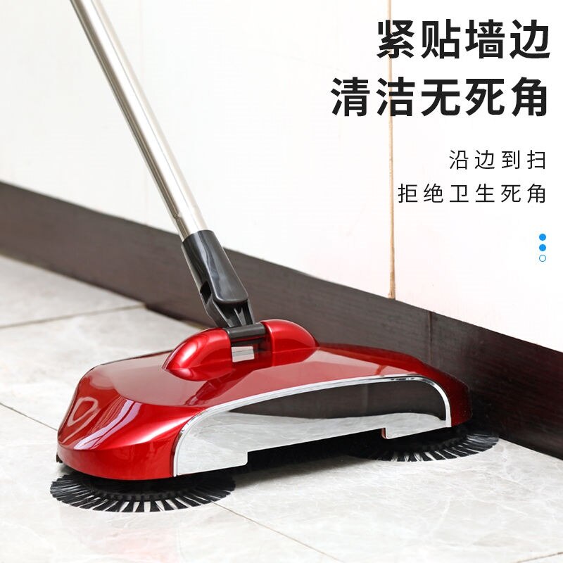 Zimmer Teppich Hand drücken Kehrmaschine Reinigung Besen Edelstahl Hand drücken Kehrmaschine Pinsel Boden Stofzuiger Haushalt Artikel DF50HPS