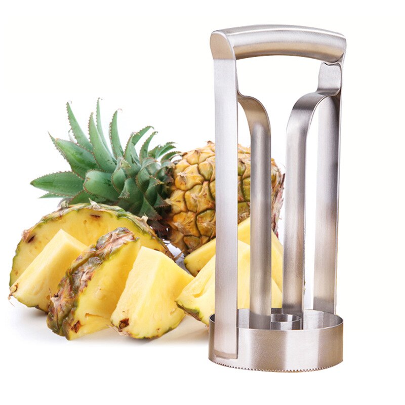 Rvs Fruit Pineapple Slicer Dunschiller Ananas Snijder Keuken Fruit Tool