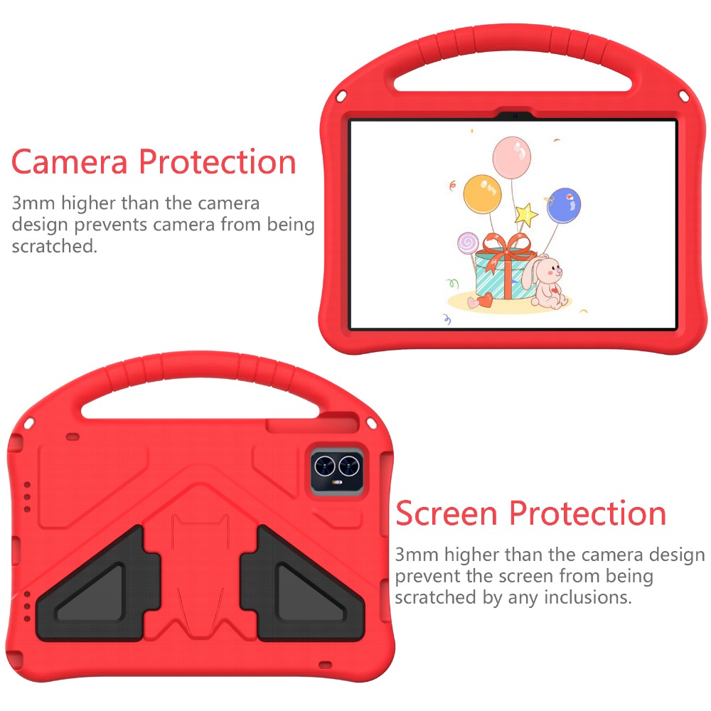Til acer iconia tab  m10 10.1 " tablet-pc-etui, børnesikkerhed, stødsikkert eva-skum, bærbart cover med bagstøtte