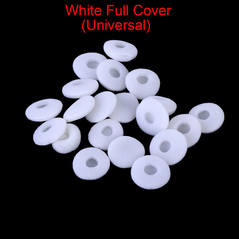 Oortelefoon Tips Cover Vervanging Zachte Oortelefoon Foam Cover Spons Oor Pad Case Hoofdtelefoon Anti Slip Beschermende Voor Airpods Earpods: WHITE  (Universal)