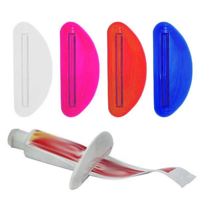1pc tegneserie tandpasta dispenser tandpasta squeezers tube rullende holder squeezer plast tandpasta tube squeezer