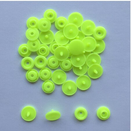 U Form Verschluss Snap Zangen KAM Taste + 150 set T5 Kunststoff Harz Druckknopf Druckknopf Tuch Taste Drücken maschine Nähen Werkzeug: 150set Yellow 2