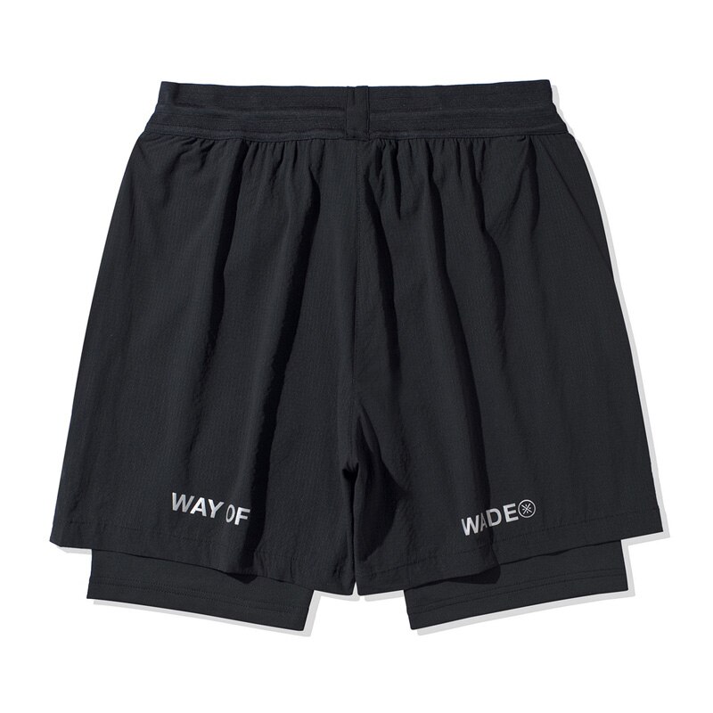 Li-Ning Männer Wade Serie Track Shorts 77.4% Nylon 22.6% Spandex li ning Futter Regular Fit Sport Fitness Shorts AKSQ051