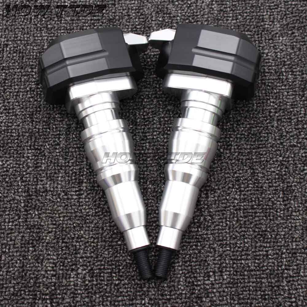 For YAMAHA MT-09 MT09 Motorcycle Falling Protection Frame Slider Fairing Guard Anti Crash Pad Protector: silver 2