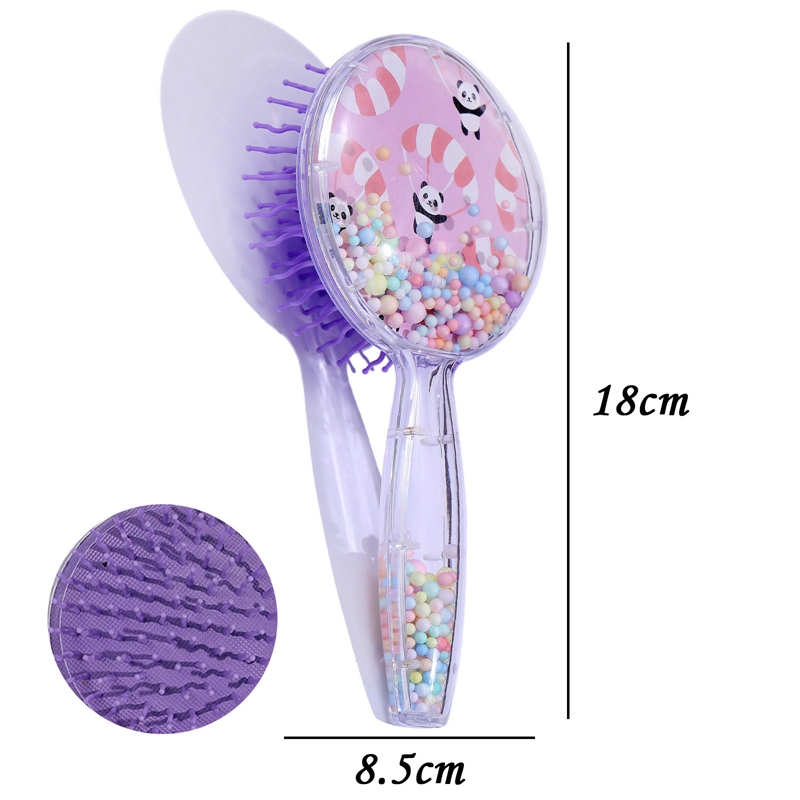 1Pcs Unicorn Hair Comb Brush Cartoon Animal Panda Hair Brush Air Cushion Comb Girls Massage Hair Comb Detangling Hair Brush