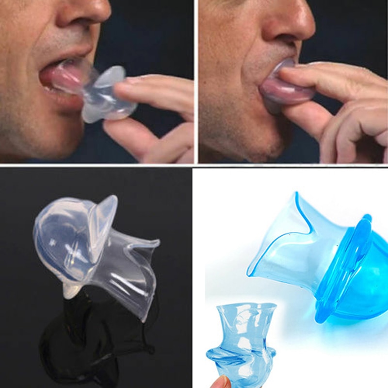 1 Pcs Siliconen Transparante Tong Cover Anti Snurken Apparaat Snurken Stop Slaapmiddel Helpen Oral Care Mond Tong Brace