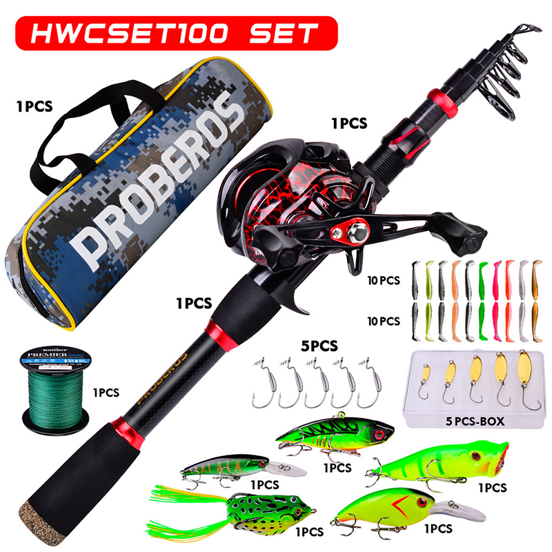 Canne a peche carbonne peche a la carpe article de pêche ensemble casting canne et moulinet canne a peche enfant Canne à pêche Casting télescopique ultralégère Portable, Combo de pêche à la truite et à la mouche