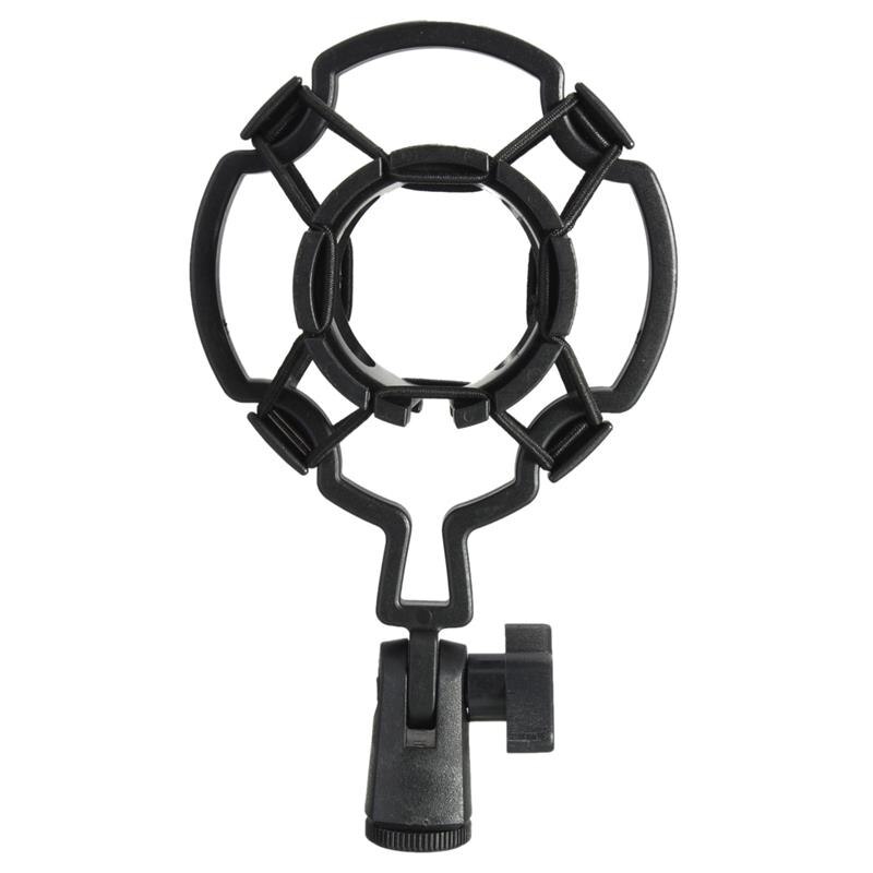 Universal Condenser Microphone Mic Shock Mount Holder Studio Recording Bracket for Large Diaphram Mic Clip