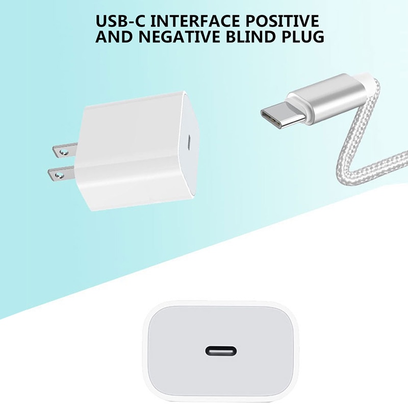 LISM 20W PD chargeur rapide pour iPhone 12 Pro USB C C2L adaptateur ue prise américaine chargeur de voyage QC3.0 pour IPhone 11 pour Samsung HUAWEI