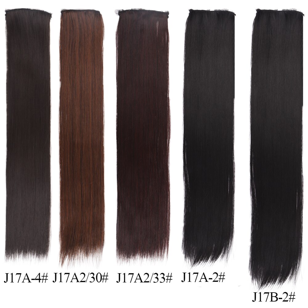 LVHAN 2 Clip In Hair Extensions Synthetic Long Wavy Clip On High Temperature Fiber Hair Extensions
