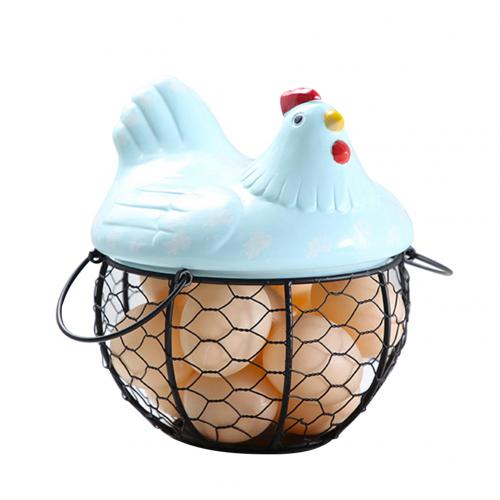 Ei Mand Keramiek Ijzer Kip Ei Mand Houder Snack Fruit Diversen Opbergdoos Kip Ornamenten Container Organizer Rack (Bordeaux Ei Mand Keramiek Ijzer Kip Ei Mand Houder Snack Fruit Diversen Opbergdoos Kip Ornamenten Container Organizer Rack (Bordeaux