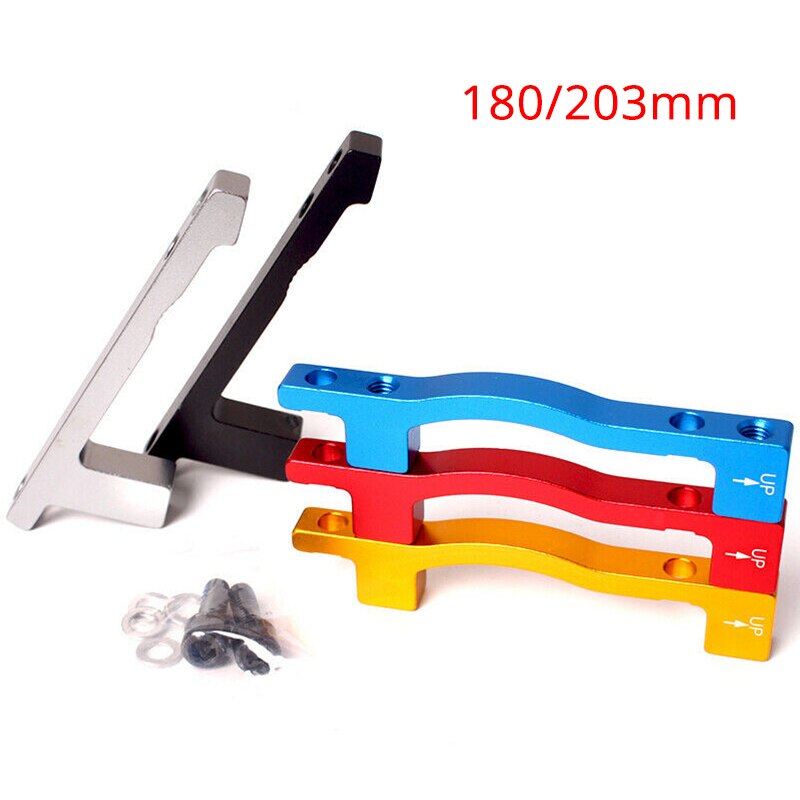 Freno de disco de aluminio para bicicleta de montaña, adaptador de Rotor de disco, pinza delantera y trasera de 180/203mm, PM-PM de accesorios de ciclismo