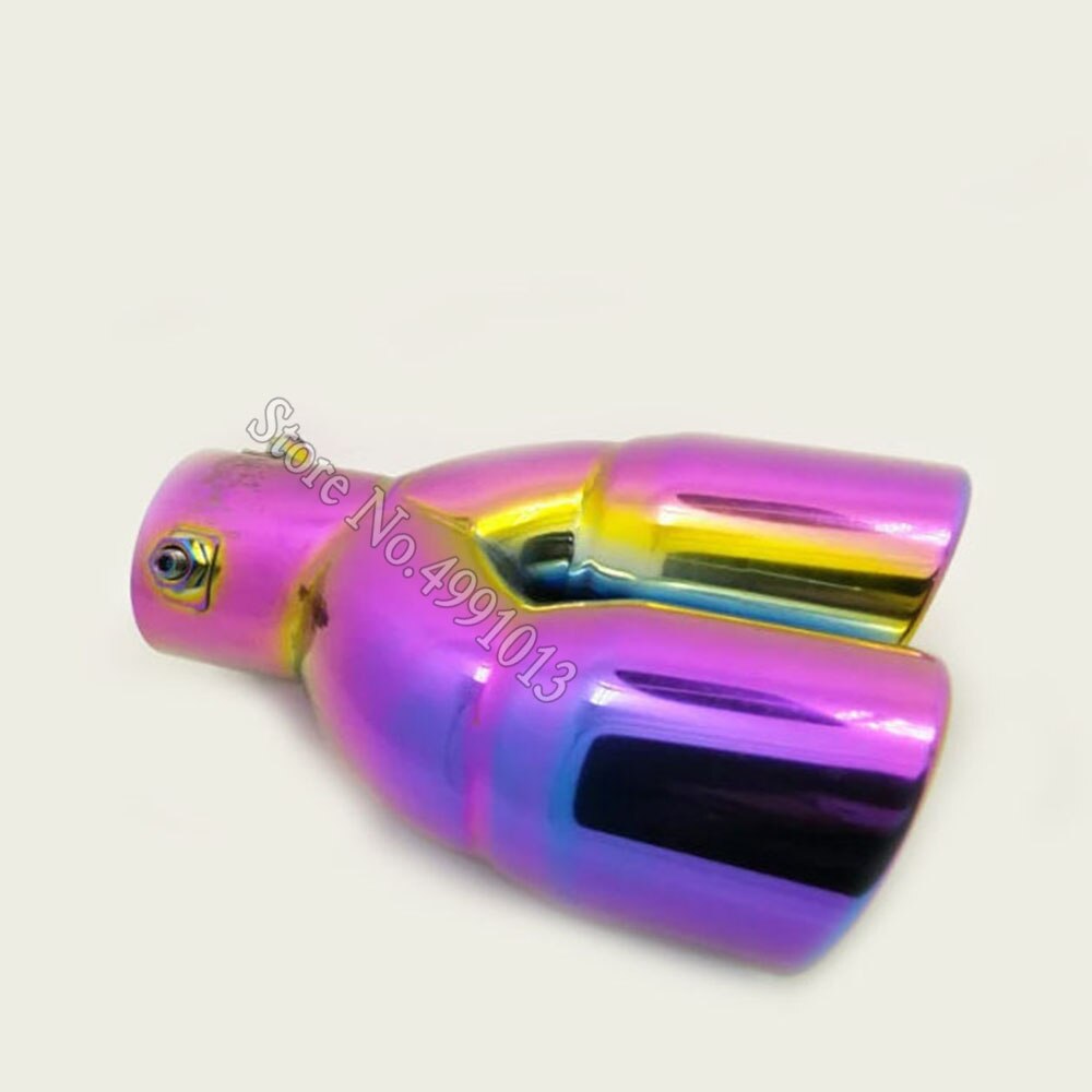For Kia Niro car stickers body cover muffler exterior back end pipe dedicate exhaust tip tail outlet ornament 1pcs