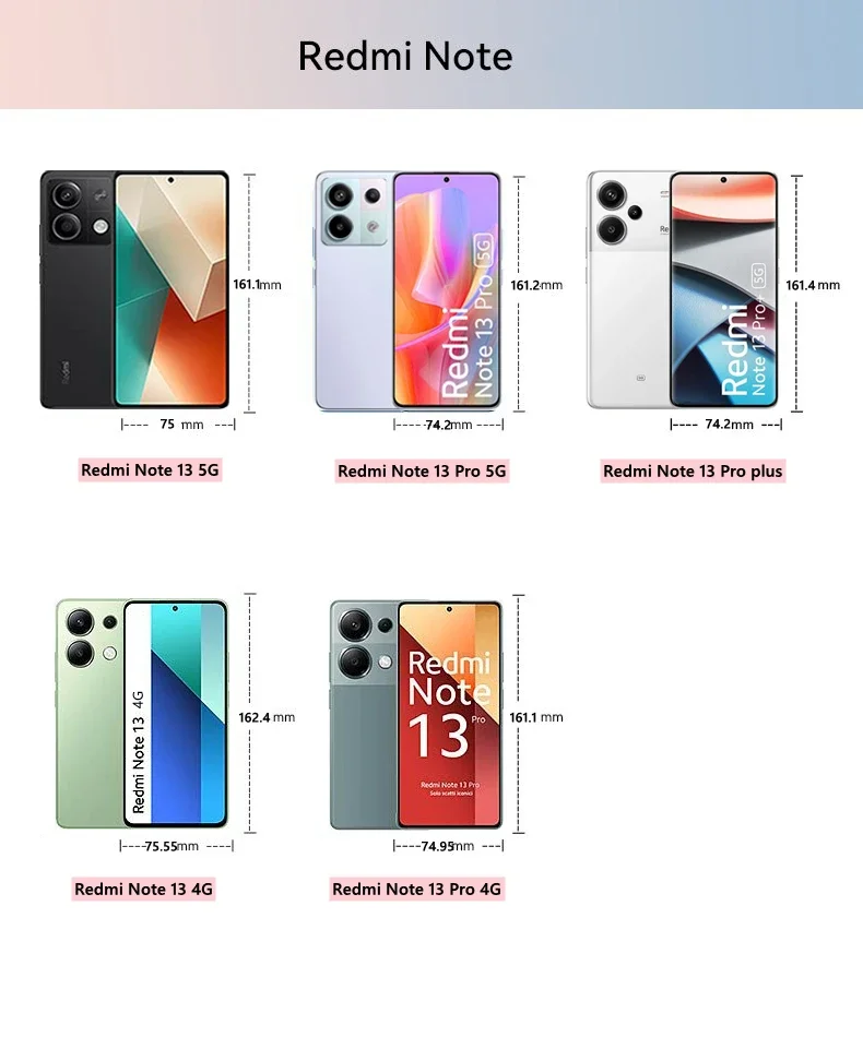 Custodia redmi note 13 pro 4g in silicone liquido morbido tpu quadrato per xiaomi redmi note 13, note 13 pro plus, note 13 pro 4g.