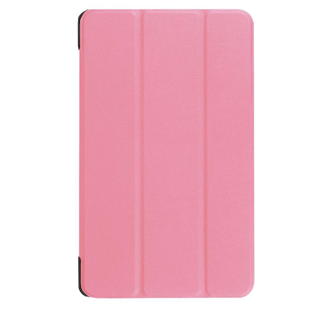 Tablet Case For Samsung Galaxy Tab S2 9.7 inch T810 T813 T815C T819C Smart Case 3 Folding Stand Auto Sleep/Wake Back Cover: Pink