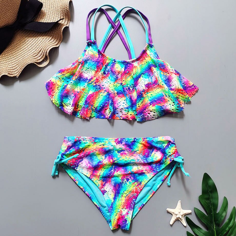 Maillot de bain discount arc en ciel fille