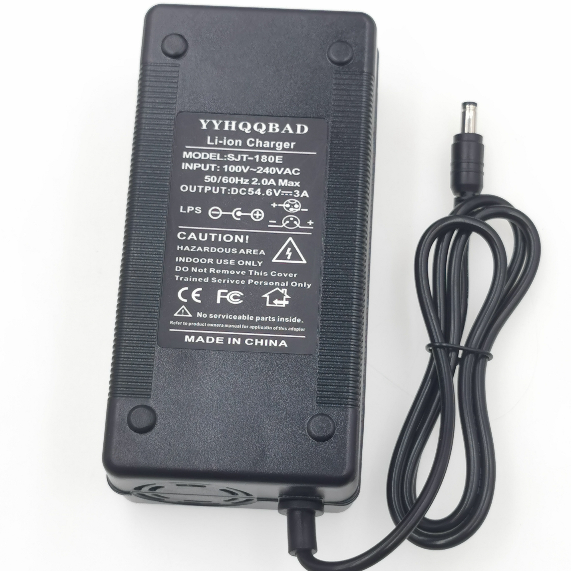 54.6V 3A Battery Charger For 13S 48V Li-ion Battery electric bike lithium battery Charger Strong heat dissipation