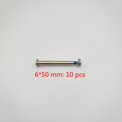 inline skate axle roller skate parts skate screw scooter axle 6x30 mm 10 pcs / lot: 6x50
