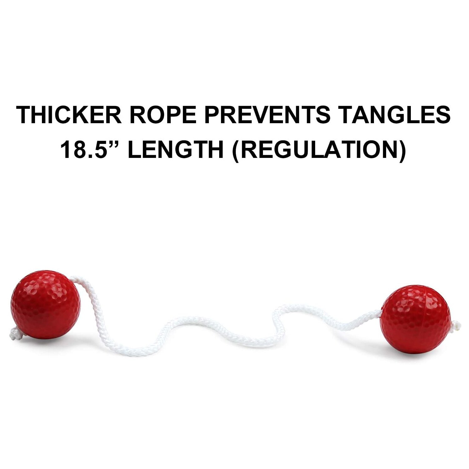 6 Pcs Ladder Toss Ball Replacement Ladder Bolos Ball Golf Ball for Indoor/Outdoor Ladder Toss Game