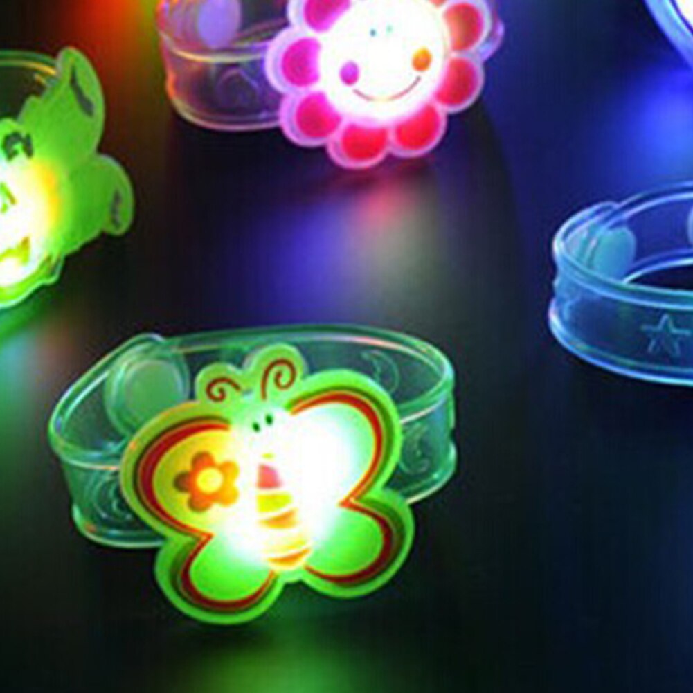 Kinder Spielzeug Blinklicht LED Armband Einstellbar Glowing Armband Party