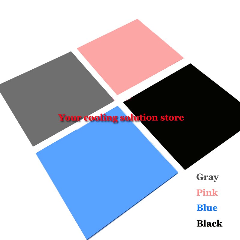 Thermal pad 2 W/mK 120X120mm Thermal conductivity CPU Heatsink Cooling Conductive Silicone Pad Thermal Pads