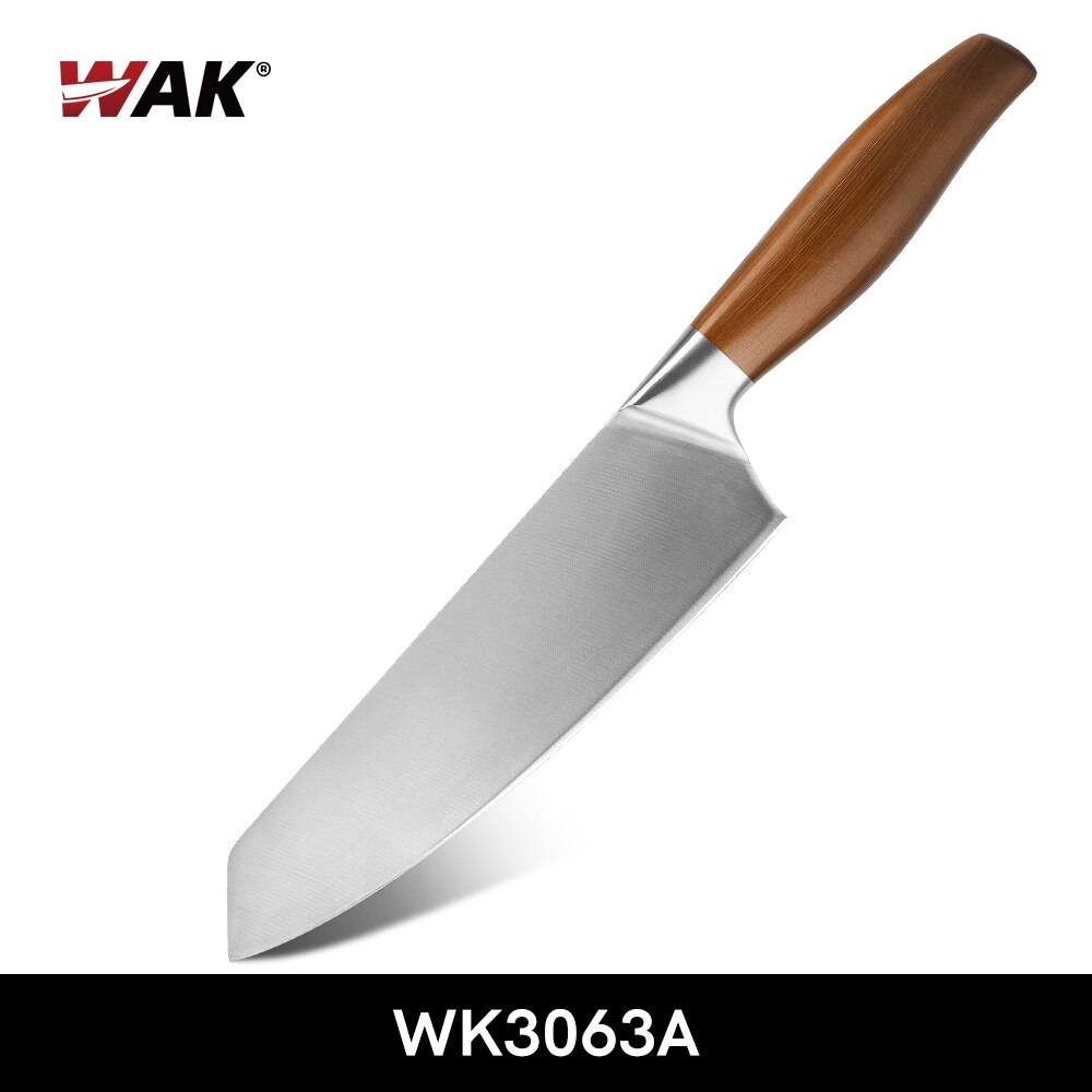 WAK Stainless Steel Japanese Chef Knife Sharply Kitchen Vegetable Meat Fish Knives 430 Hollow Handle Kitchen Knife: Default Title