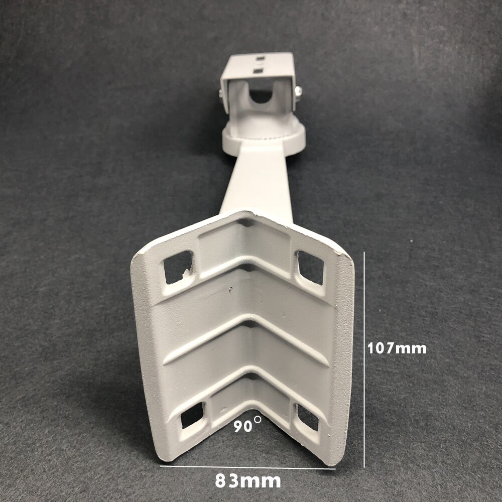 OwlCat CCTV Camera Cylindrical Pole Hoop Bracket Right angle Outer Wall Corner Bracket Mounting Support Stands Holder Aluminum