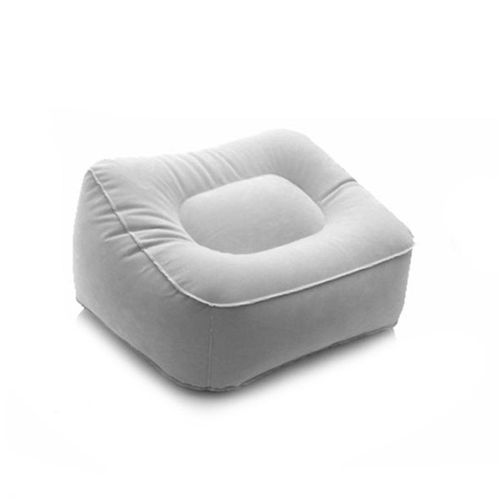 1 Pc Draagbare Opblaasbare Voetsteun Kussen Kussen Pvc Air Travel Office Home Been Up Voetsteun Ontspannen Voeten Tool LXY9 DE27