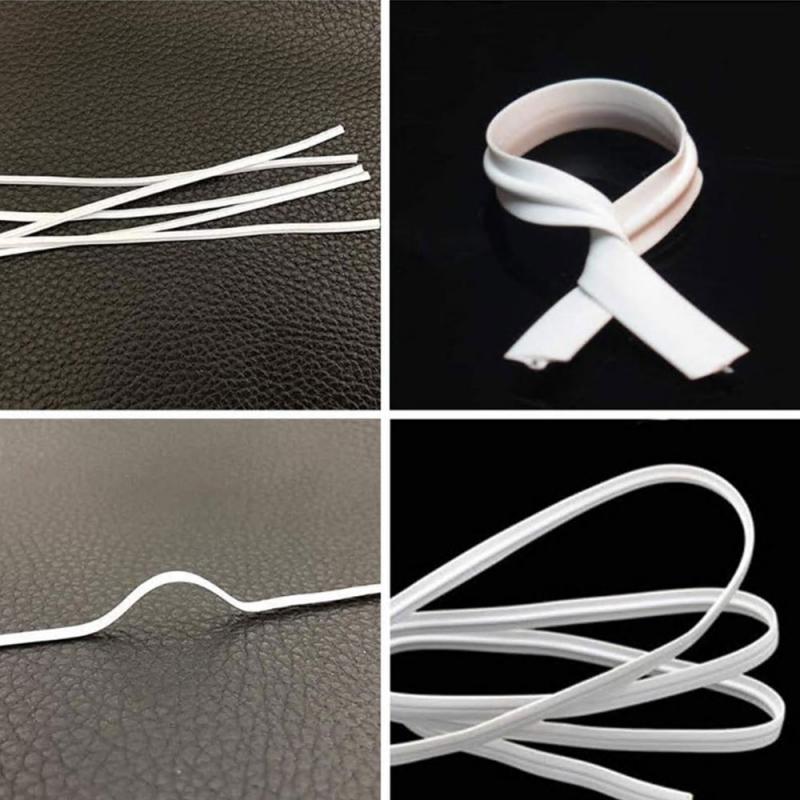 Masque en fil de fer galvanisé 3mm PE | À noyau unique, cadre de nez et barre nasale 10cm, accessoires de masque pont de nez