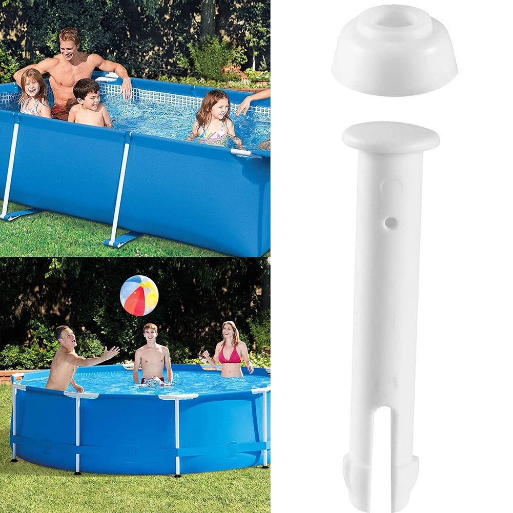 Goupille de Joint de piscine en plastique, 12 ou 2.16 pouces, avec Joint en caoutchouc, pièce de rechange Durable et robuste