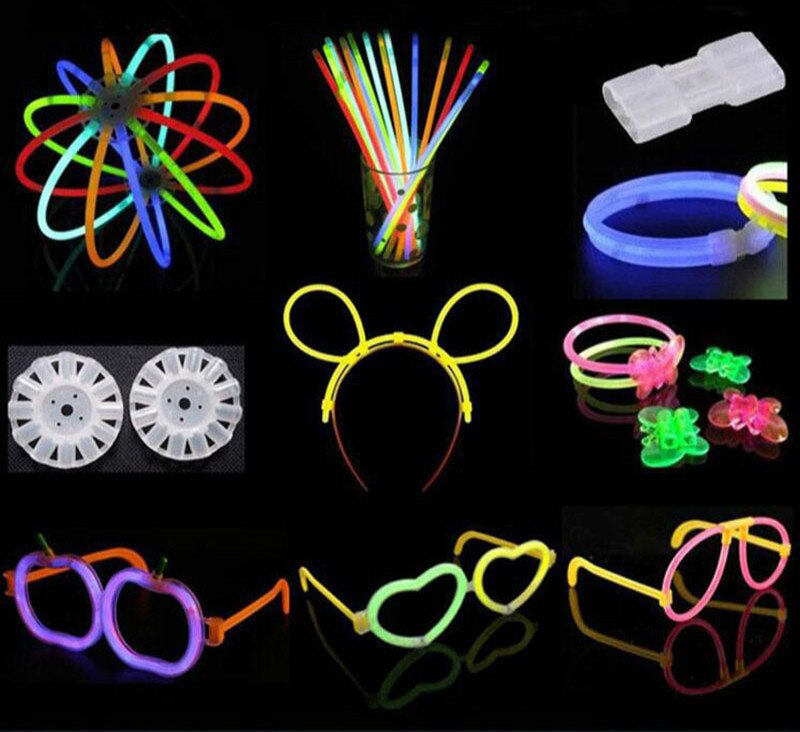 30pcs/lot Glow Sticks Bulk Glowsticks multicolor optional luminous rod luminous bracelet Glow in The Dark Toy