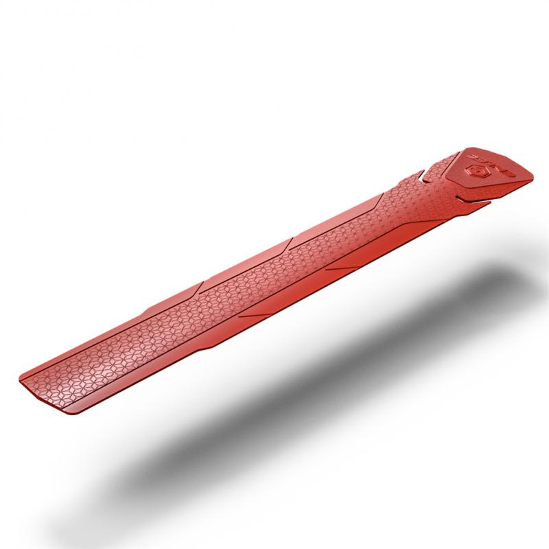 Fiets Beschermende Sticker Fiets Frame Onder Buis Sticker Bescherming Sticker Siliconen Sheet Bike Anti-Opknoping Anti-Collision: Red