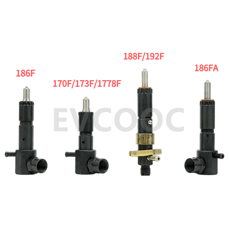 Inyector de motor diésel 186FA, piezas de generador pequeño de 5kW,