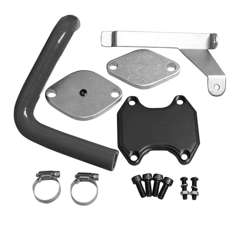 6.7L D-Iesel Cummins EGR Valve Cooler Delete Kit for 07-09 Dodge Ram 2500 3500 L6: Default Title
