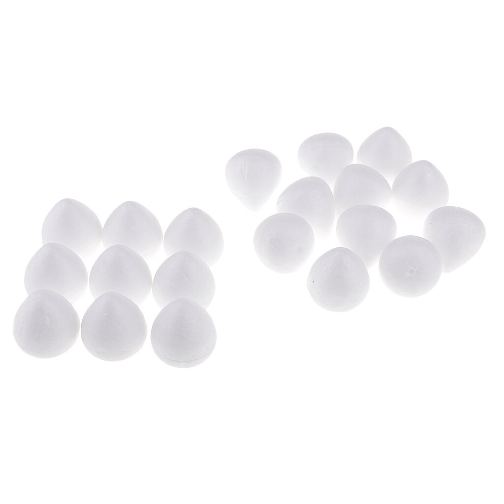 20pcs Water Shape Polystyrene Styrofoam Foam For Modeling Art Craft