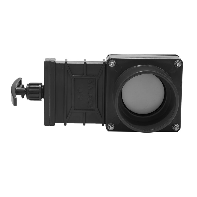 RV Knife Water Gate Valve, Durable Flow Van Sewer Hose Plastic DN65 75mm Exterior Home Accessories Caravan Drain
