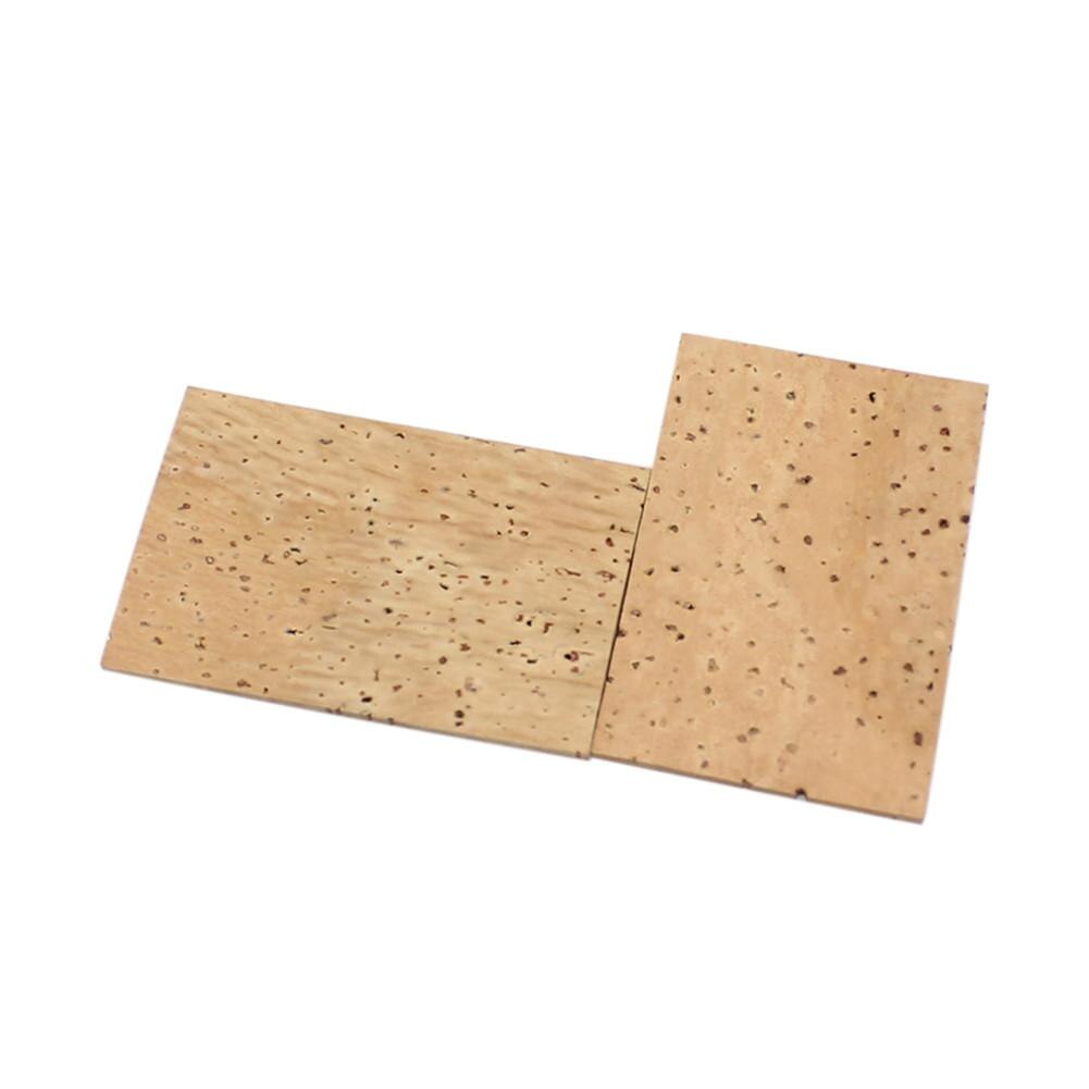 2Pcs Natuurlijke Sax Neck Cork Sheet Voor Sopraan/Tenor/Altsaxofoon Deel Accessoires