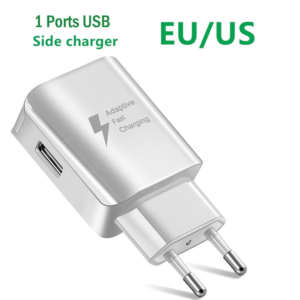 1port USB Ladegeräte Für iPhone Lade USB Seite Lade Wand Telefon Ladegerät Für iPhone X MAX 7 Samsung Xiaomi EU Stecker Adapter