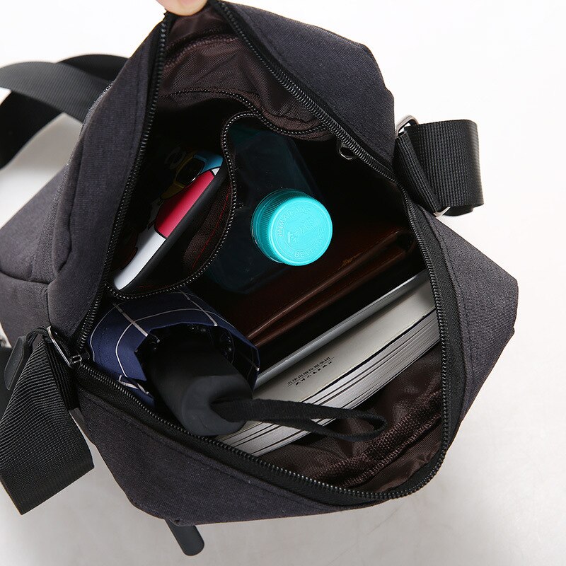 Casual heren schoudertas canvas crossbody tassen herentas handtas capaciteit heren messenger bags dagrugzak